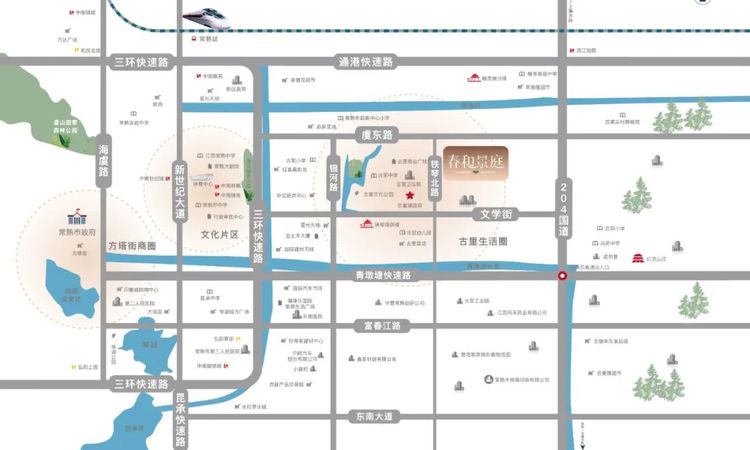 春和景庭周边配套图