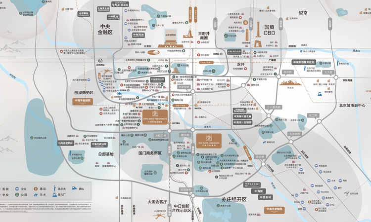 中海和瑞叁號院交通图