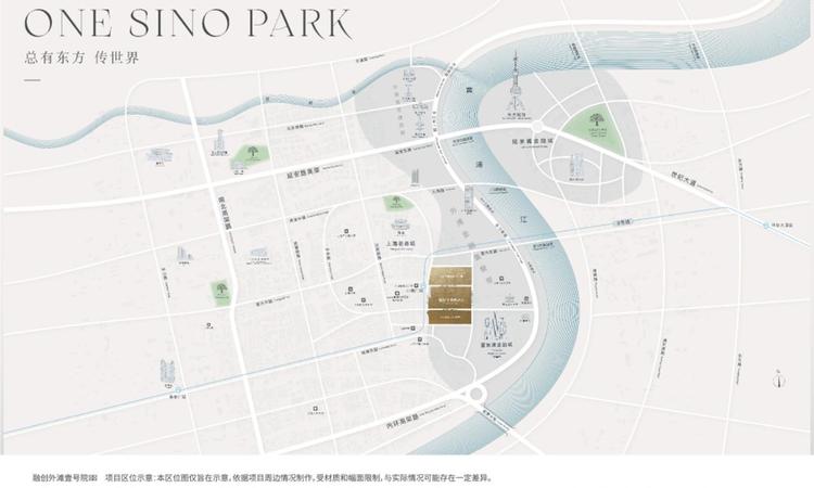 融创外滩壹号院交通图