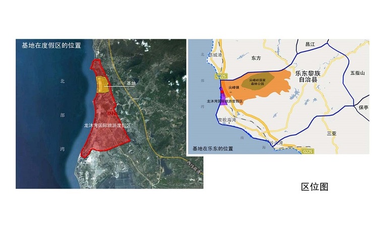 乐东美好龙沐湾交通图