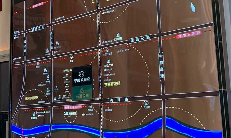 中建玖樾府交通图