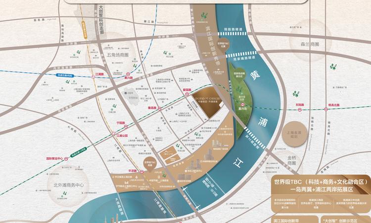 中建壹品外滩源著交通图