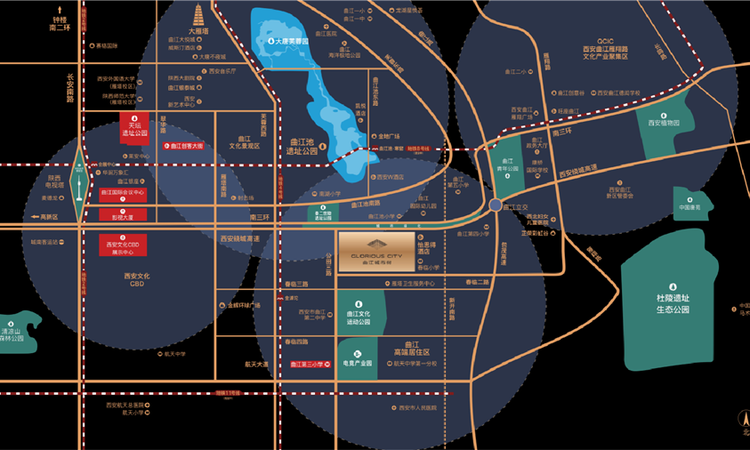 曲江城市树交通图