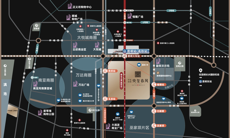 中铁诺德·央玺春风交通图
