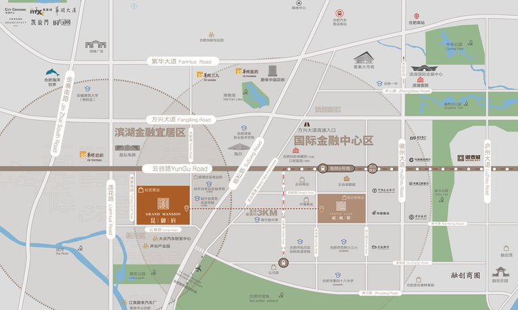 华润昆御府周边配套图