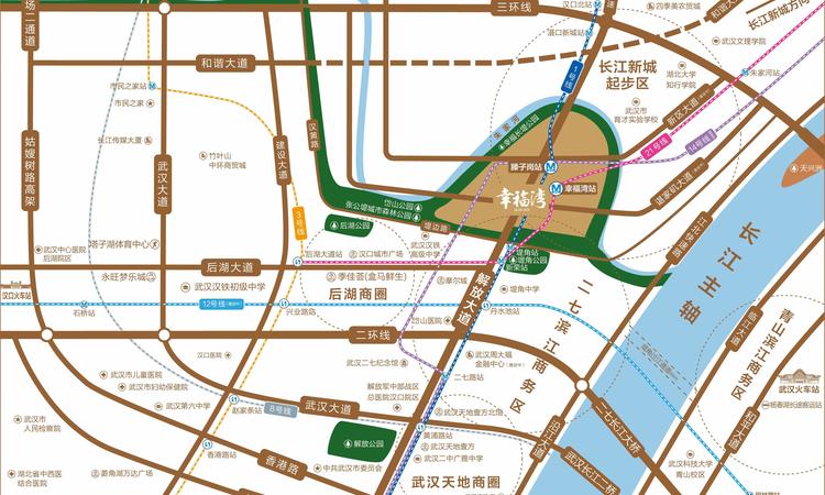 幸福湾星语交通图