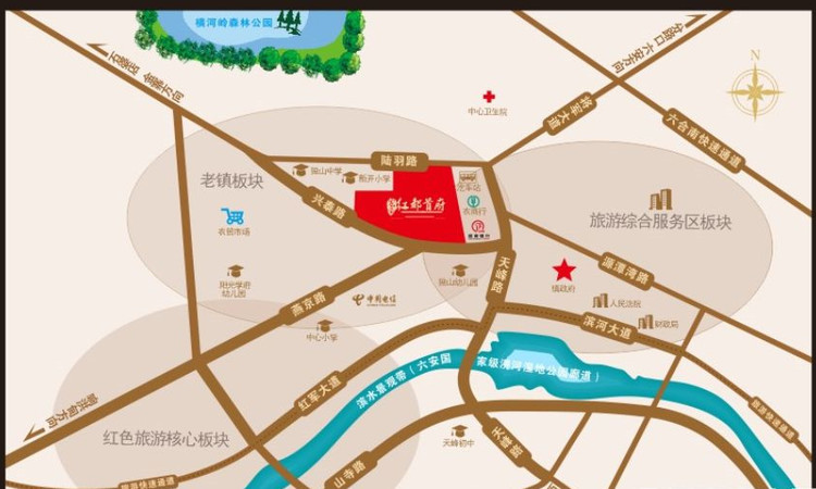 红都首府交通图