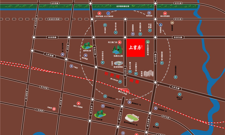 上书房交通图