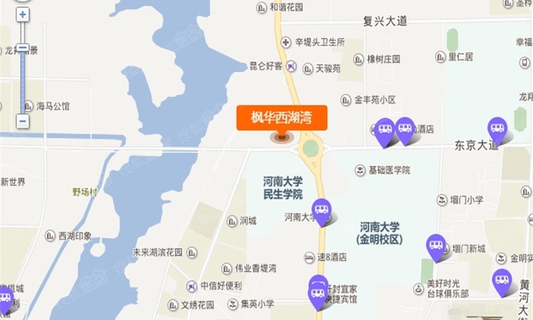 枫华西湖湾交通图