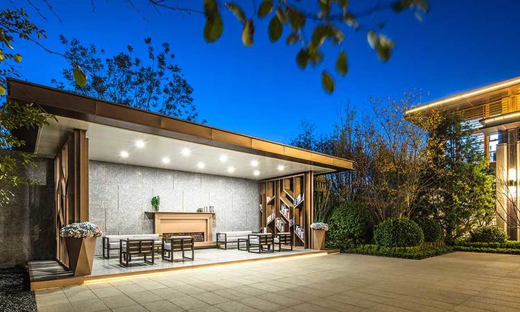 首创天阅海河实景图