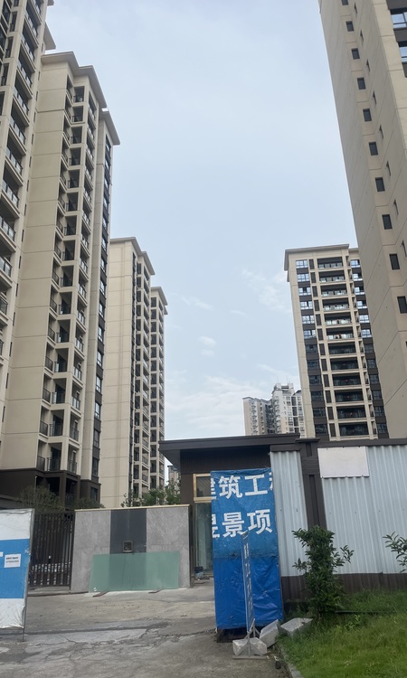 秀湖昱景施工进度图