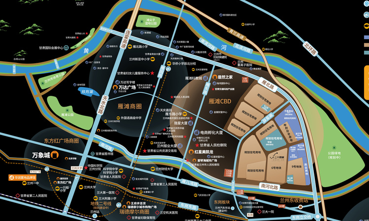 华润置地二十四城交通图