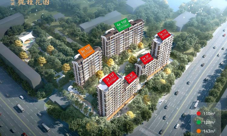 城投·格调观槿花园楼层平面图