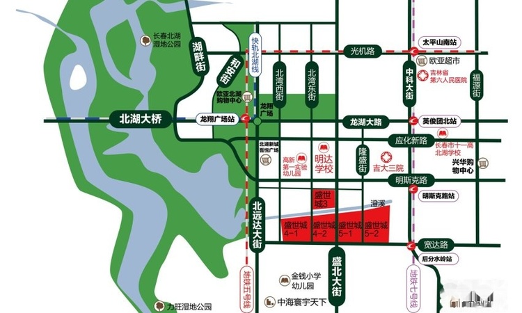 中海盛世城交通图