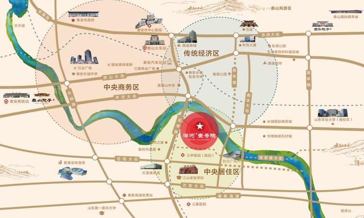 泮河壹号院交通图