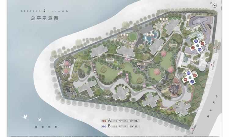 天湖岛楼层平面图