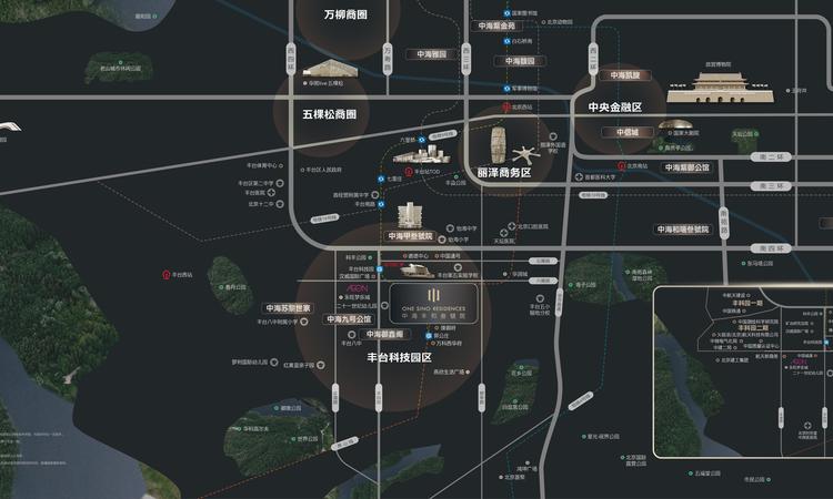 中海丰和叁號院交通图