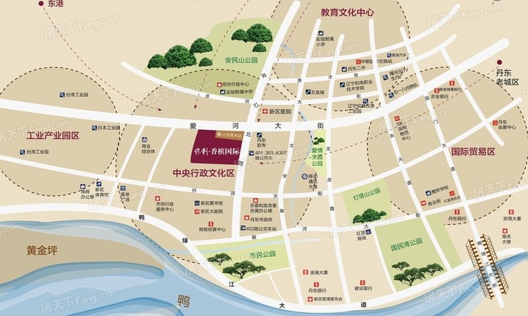 保利·香槟国际交通图