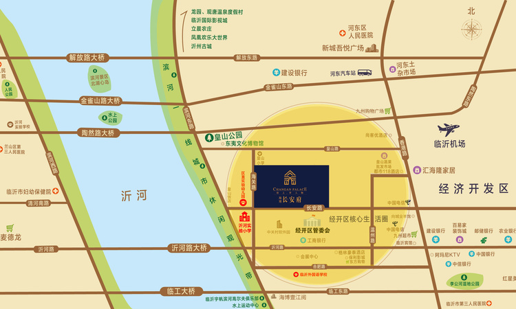 海博·长安府交通图