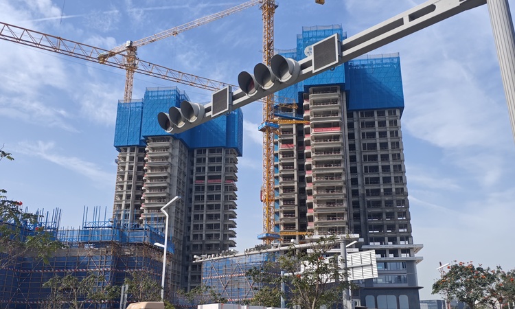 自贸·湾啟紫荆施工进度图