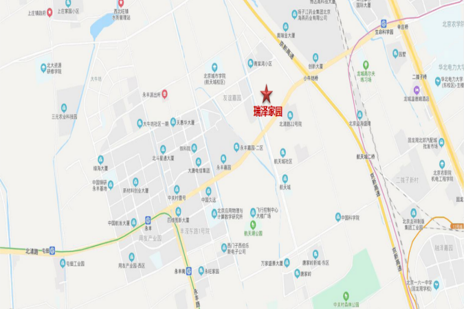 瑞泽家园交通图