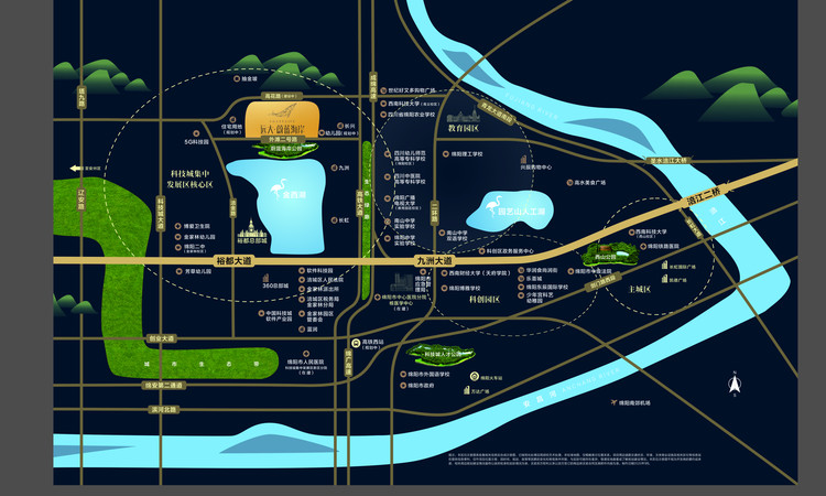 远大蔚蓝海岸交通图