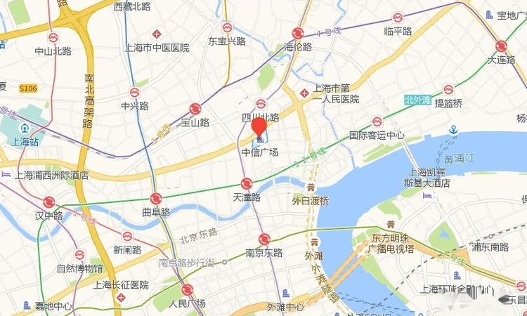 中信广场交通图