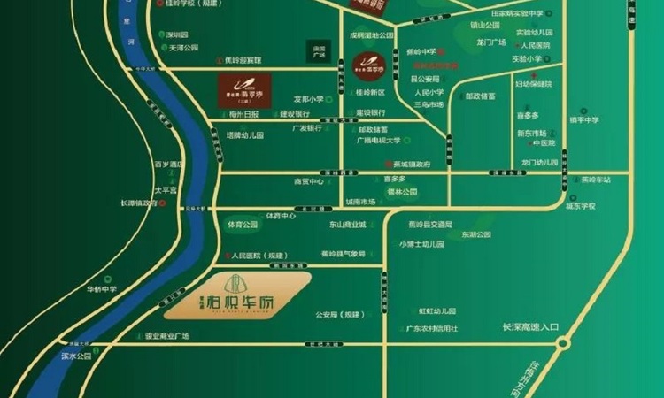 碧桂园柏悦华府交通图