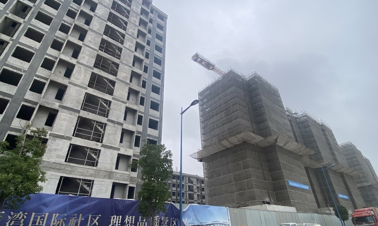 电建地产·泷悦蓝湾施工进度图