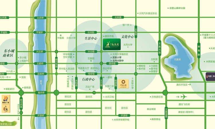 和汇花鹿湾二期交通图