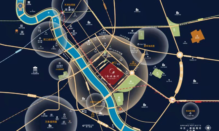 中交春映海河交通图