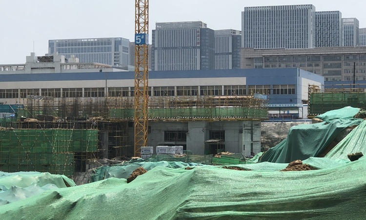 中垠广场施工进度图