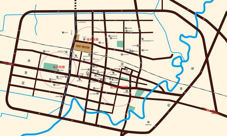 恒丰·理想城交通图