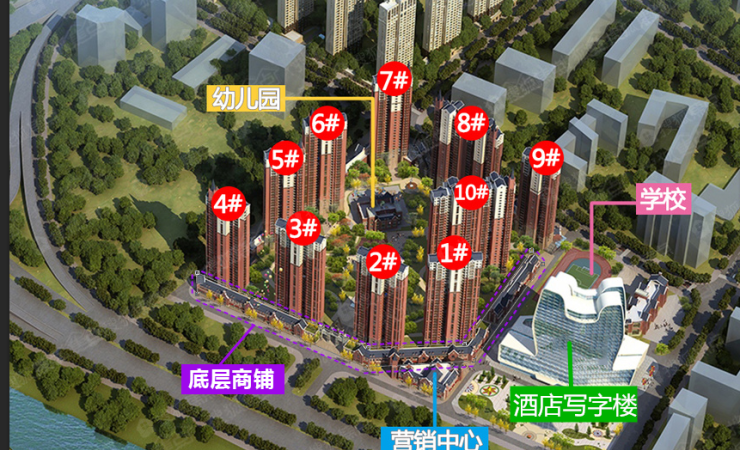 甘肃建投地产百郦湾效果图
