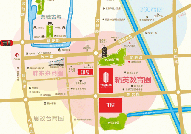 中航文峰上城交通图