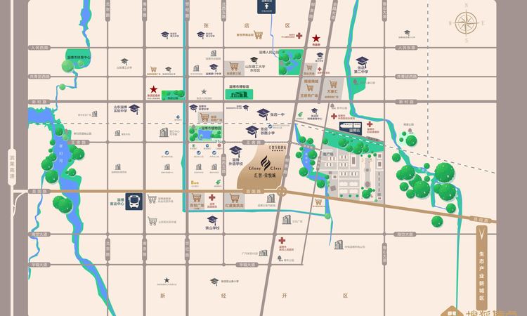 汇智·荣悦城交通图