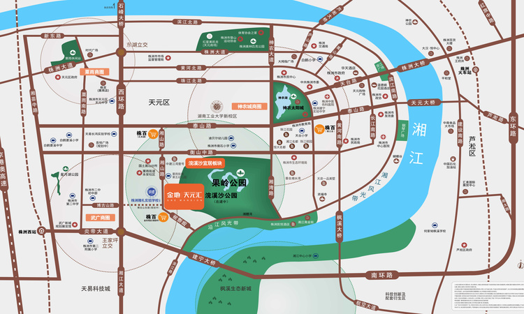 金地天元汇交通图