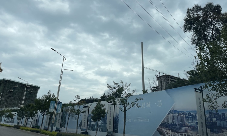 海伦堡倾城小院施工进度图