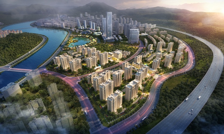 方恒辰熙半岛效果图