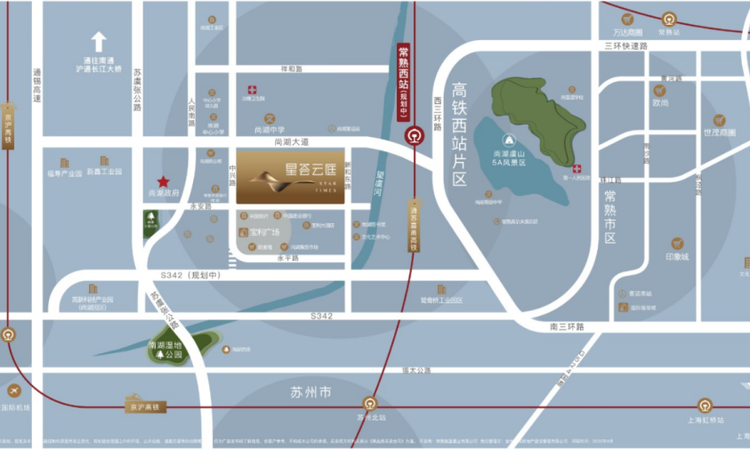 星荟云庭周边配套图
