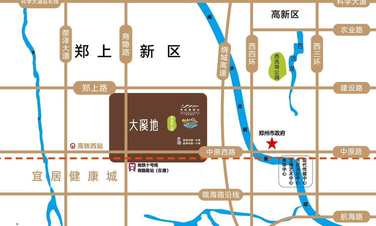 中绘·大溪地交通图