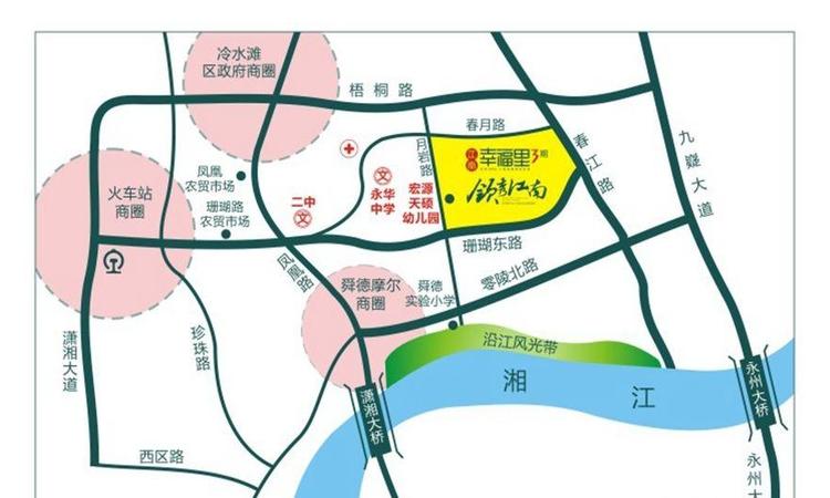 江南幸福里第三期交通图