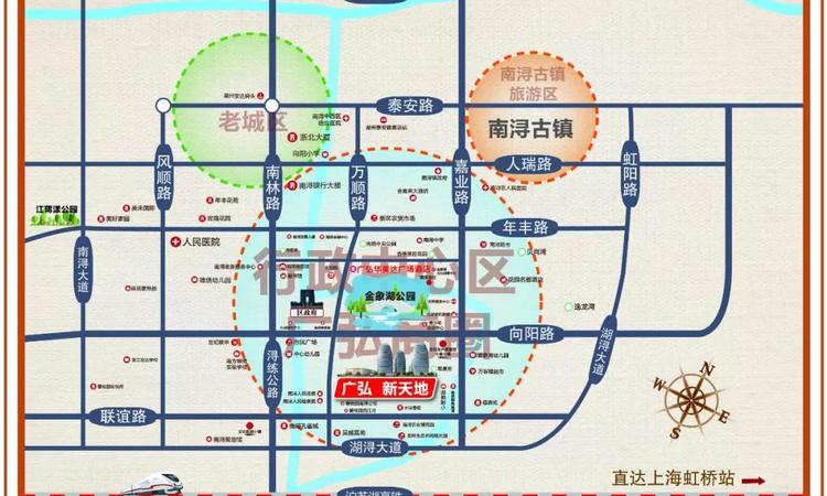 广弘新天地交通图