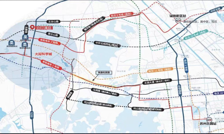 泊印澜庭交通图