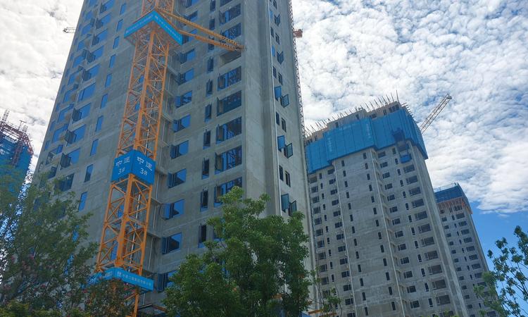 中建壹品汉韵公馆施工进度图