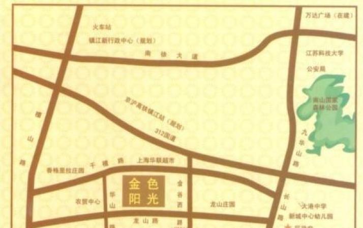华润金色阳光交通图