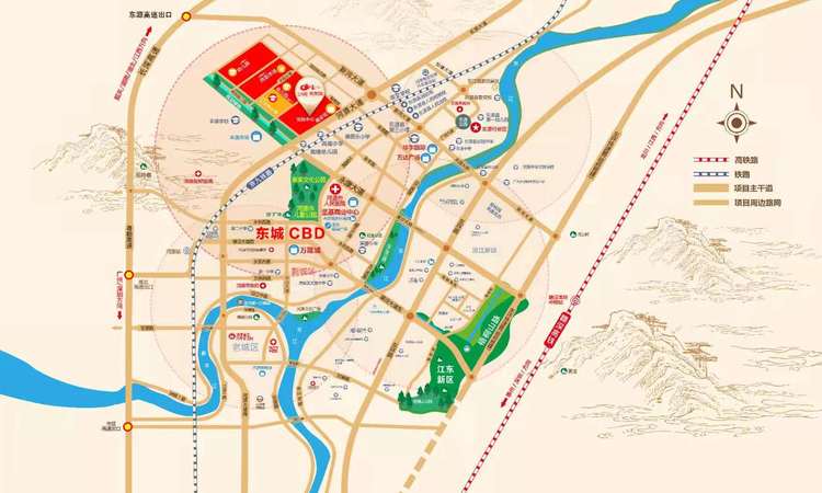 碧桂园未来城交通图