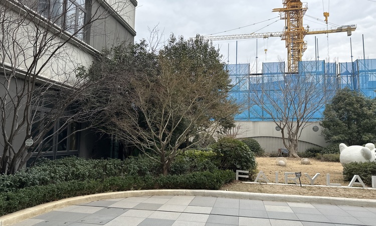 旭辉一江雲著施工进度图