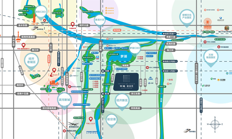 中建澜溪苑交通图