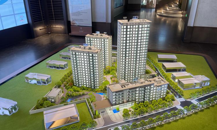 中建虹悦里实景图